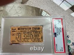 RARE VINTAGE BEATLES 1965 MINNEAPOLIS CONCERT TICKET STUB PSA POP 1 of 1