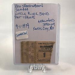 REO Speedwagon Santana Summer Jam Kansas City MO Concert Ticket Stub Sept 1 1979