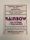 Ritchie Blackmore Rainbow Concert Ticket Oct 8, 1977 Sporthalle Cologne, Germany