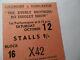 Rolling Stones 1963 Original Concert Ticket Stub Bo Diddley Uk Ex+