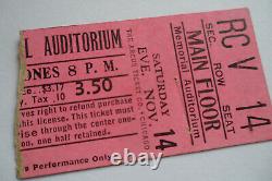 ROLLING STONES 1964 CONCERT TICKET STUB Louisville, KY EX+