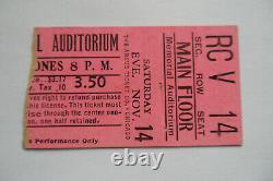 ROLLING STONES 1964 CONCERT TICKET STUB Louisville, KY EX+