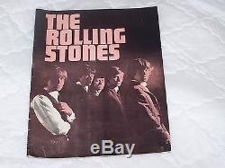 Rolling Stones 1964 Nyc Concert Ticket Stub & Program