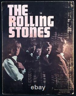 ROLLING STONES 1965 Tour Program, Swing Auditorium Concert Ticket Stub, Clipping