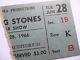 Rolling Stones 1966 Original Concert Ticket Stub Buffalo, Ny Nm