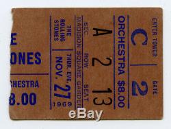 ROLLING STONES Janis Joplin JIMI HENDRIX Ike & Tina 1969 Concert Ticket Stub