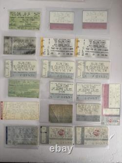 ROLLING STONES- Lot of 19 Vintage Concert Ticket Stubs 1989-2002
