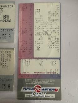 ROLLING STONES- Lot of 19 Vintage Concert Ticket Stubs 1989-2002