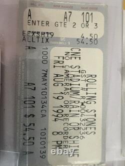 ROLLING STONES- Lot of 19 Vintage Concert Ticket Stubs 1989-2002