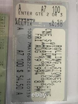 ROLLING STONES- Lot of 19 Vintage Concert Ticket Stubs 1989-2002