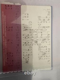 ROLLING STONES- Lot of 19 Vintage Concert Ticket Stubs 1989-2002
