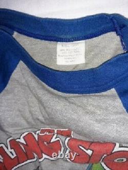 ROLLING STONES Tshirt 1981 TOUR PHILADELPHIA Ticket Stub ROCK CONCERT Openig Nit