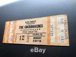 ROLLING STONES UNUSED Concert Ticket Stub June 12, 1978 COCKROACHES FOX ATLANTA