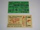 Rolling Thunder Revue Bob Dylan 2 Authentic 1966 And 1976 Concert Ticket Stubs