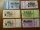 Rush Concert Ticket Stubs (6)
