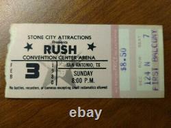 RUSH Concert Ticket Stubs (6)