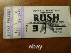 RUSH Concert Ticket Stubs (6)