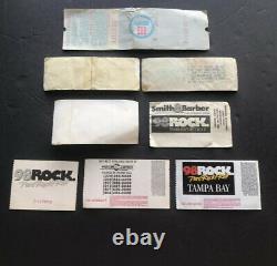 RUSH Concert Ticket Stubs (8) 1979-1996 RIP Neil Peart
