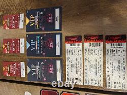 RUSH Concert Ticket Stubs, VIP Badges, Memorabilia & Alex Lifeson Signed Pick