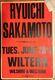 Ryuichi Sakamoto Wiltern Theatre 1988 Cardboard Concert Poster + Ticket Stub Ymo