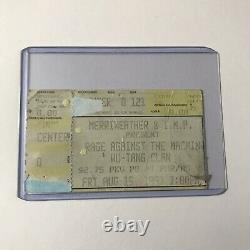 Rage Against The Machine Wu Tang Clan Concert Ticket Stub Vintage August 1997