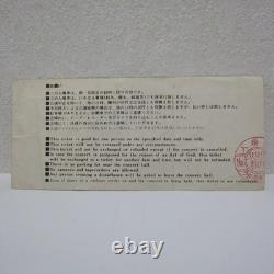 Rainbow 1976 Japanese concert ticket stub Vintage