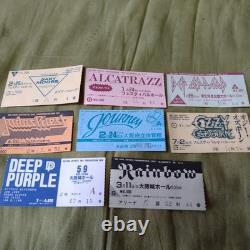 Rainbow Deep Purple Journey Ozzy Def Leppard Japan Concert Ticket Stubs 1983-85