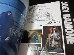 Ramones 1995 Japan Tour Book with Ticket Stub New York Punk Concert Program