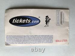 Rare 9/11 Weezer Concert Ticket. Sept 11, 2011