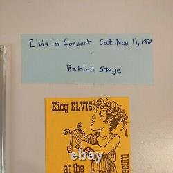 Rare Elvis Coliseum Oakland November 11 72 Concert Ticket Stub + Extras