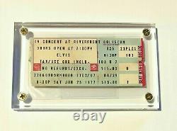 Rare Elvis Presley Ticket Stub Second To Last Final Performance June 25, 1977