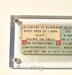 Rare Elvis Presley Ticket Stub Second To Last Final Performance June 25, 1977