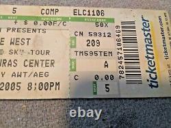 Rare KANYE WEST Concert Ticket Stub Collectible TOUCH THE SKY TOUR 2005 WOW