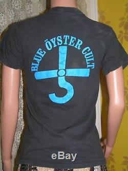 Rare & Original Concert Shirt Blue Oyster Cult 1981 with Ticket Stub