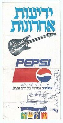 Rare Original Old Michael Jackson 1993 Ticket Concert in Tel-Aviv Israel FOLDED