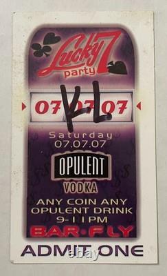 Rare Prince 7/07/07 Last Show At First Avenue Minneapolis Concert Tickets + Lot