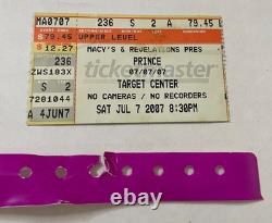 Rare Prince 7/07/07 Minneapolis Concert Tickets+ Lot, Last Show At First Avenue