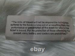 Rare Tool Concert Ticket Stub From Nov. 10th 2001 University Of Hawaii. Maynard