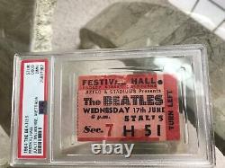 Rare Vintage Beatles 1964 Beatles Australia Concert Ticket Stub Psa 2