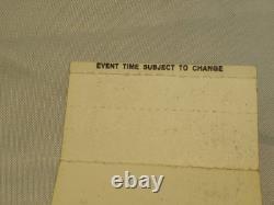 Rare Vintage Black Sabbath 1978 & Van Halen Denver Concert Ticket Stub Ozzy