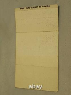 Rare Vintage Black Sabbath 1978 & Van Halen Denver Concert Ticket Stub Ozzy