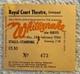 Rare Whitesnake 1984 Concert Ticket Stub Royal Court Theatre Liverpool