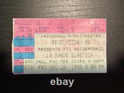 Revolucion 96 Concert Ticket Stub Dec 20, 1996 Universal Amphitheatre Rare