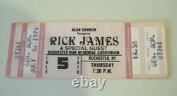 Rick James Concert Ticket Stub 1979 Rare original