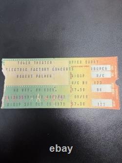 Robert Palmer Concert Ticket Stub 1979 Tower Theater Upper Darby
