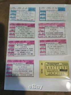 Rock And Metal Concert Ticket Stubs From 1970s To 1990s. 40 Tickets ...
