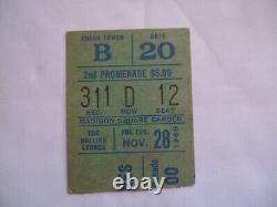 Rolling Stones 1969 Concert Ticket Stub Nyc Ex+