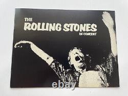 Rolling Stones 1972 & 1981 Concert Programs + 1982 Wembley Concert Ticket Stub