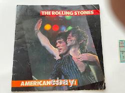 Rolling Stones 1972 & 1981 Concert Programs + 1982 Wembley Concert Ticket Stub