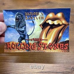 Rolling Stones 1981 Pontiac Silverdome Original Concert Ticket Stub Photos Pin